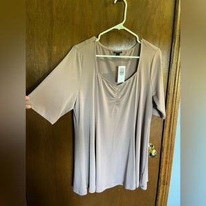 Torrid Brown Blouse Short Sleeve Tags On Size 1